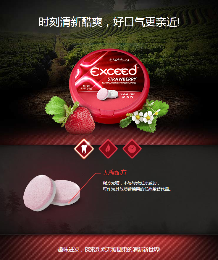 美乐家劲凉无糖糖果