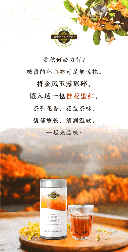 Hidden Garden桂花蜜红（调味茶）