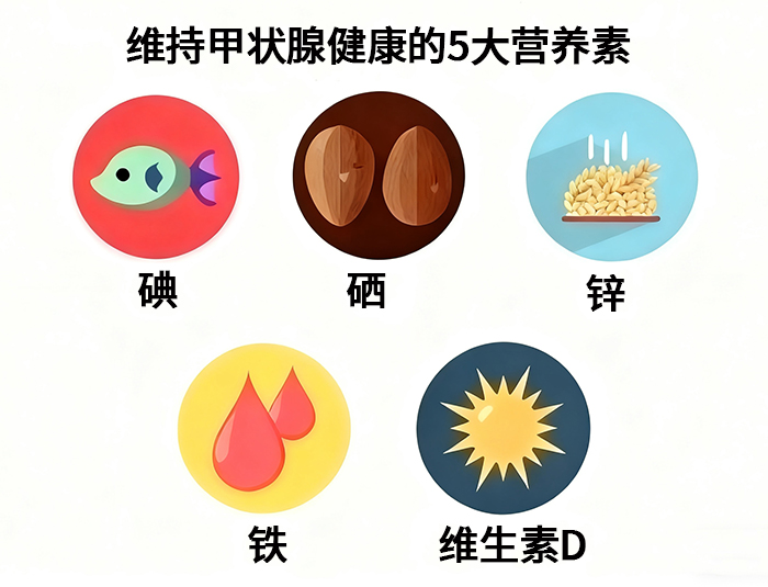 维持甲状腺健康的五大营养素