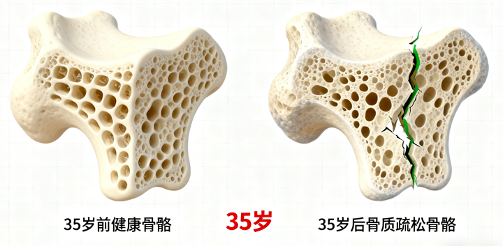 骨骼开始衰老的时间以及防衰建议