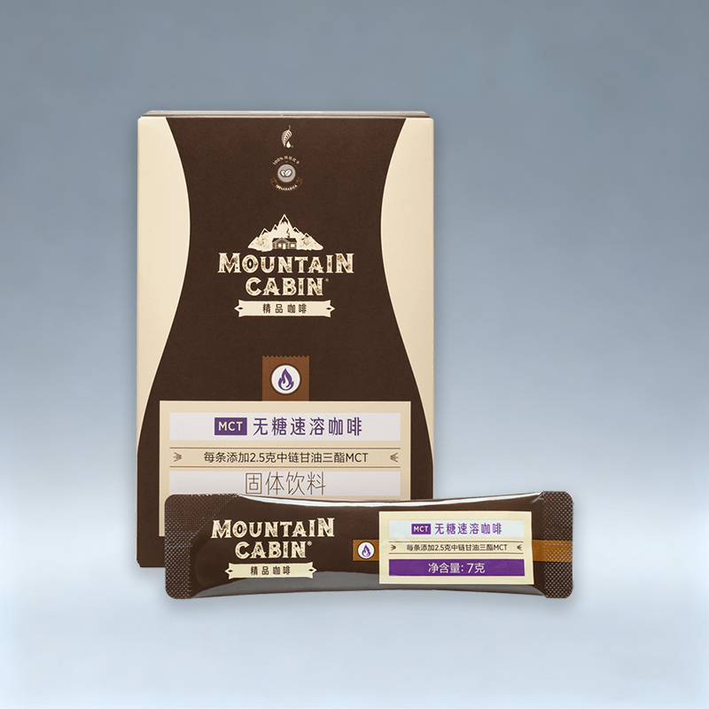 美乐家Moutain Cabin MCT无糖速溶咖啡