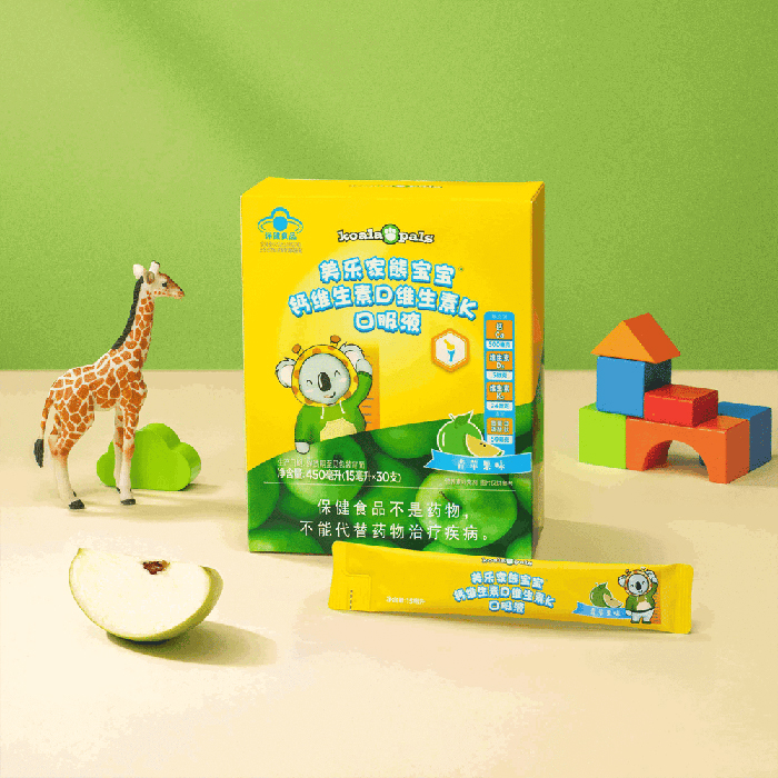 美乐家熊宝宝钙维生素D维生素K口服液